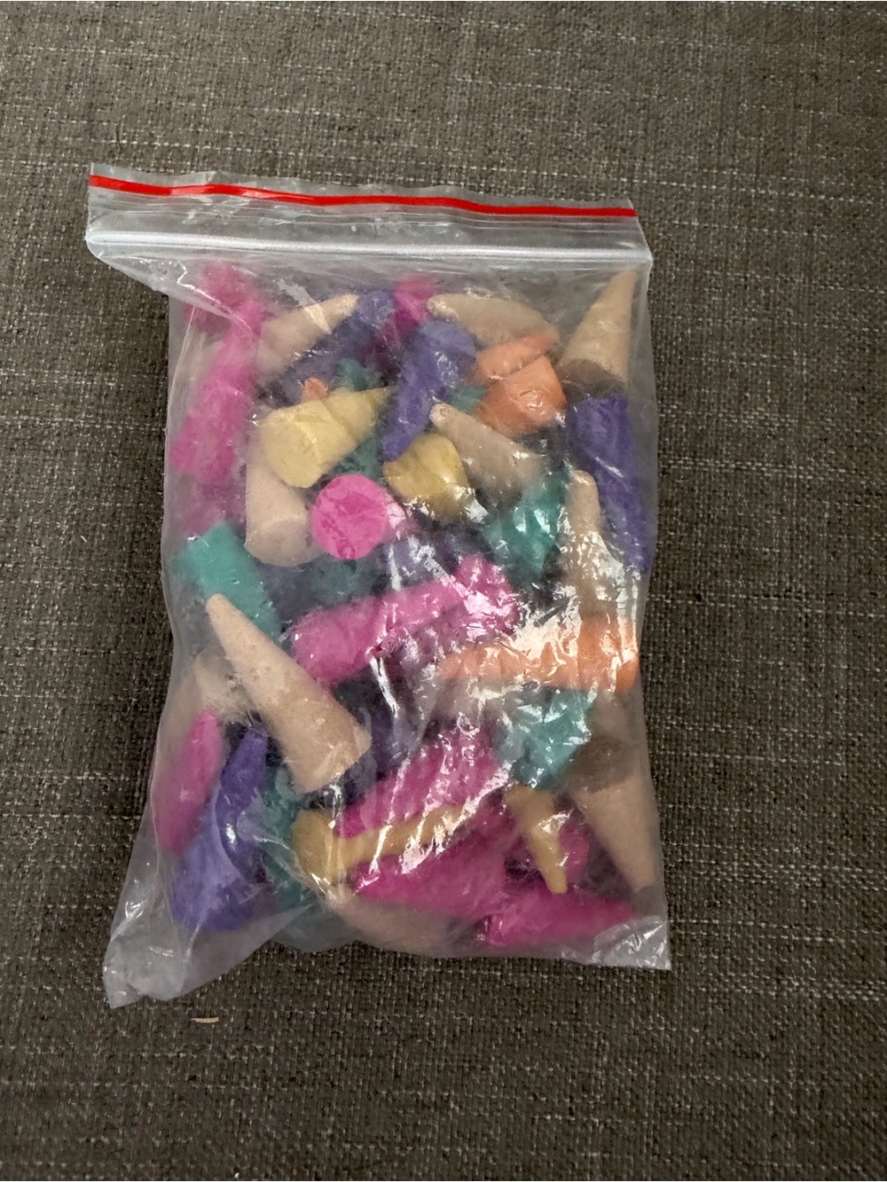 Colorful Incense Cones Mixed Scents 2.7cm Bulk Lot Aromatherapy